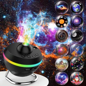 Planetarium Projector Night Light with Aurora Effects, Galaxy Projector Star Light for Bedroom, Bluetooth Remote, Home Décor Essential, 4K HD Projection, USB Powered, Ideal Gift for Kids & Adults, Xmas