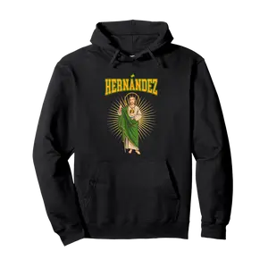 San Judas Tadeo con apellido Hernández Pullover Hoodie - Jenniferlau Shop Sb0cktz84df