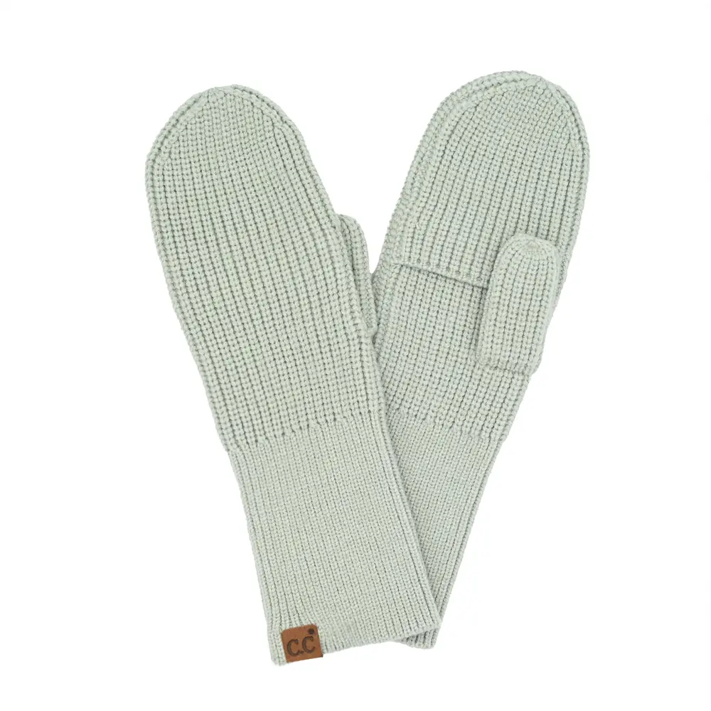 C.C Versatile Convertible Mittens with Open Slit Design for Women - Cozy and Functional Accessory for Ultimate Warmth and Easy Accessibility in Winter