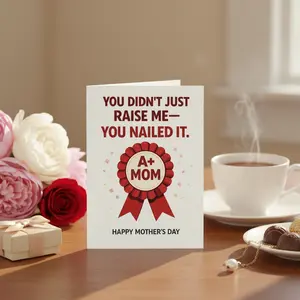 You Didn't Just Raise Me You Nailed It Card | Mother's Day Card