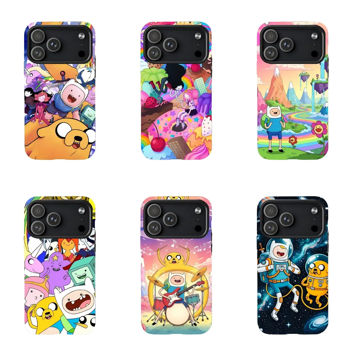 Adventure Time Smartphone Casing Collection, Cellphone Accessories for iPhone 11-17 Pro Max/Plus and Samsung Galaxy S23-25 Devices