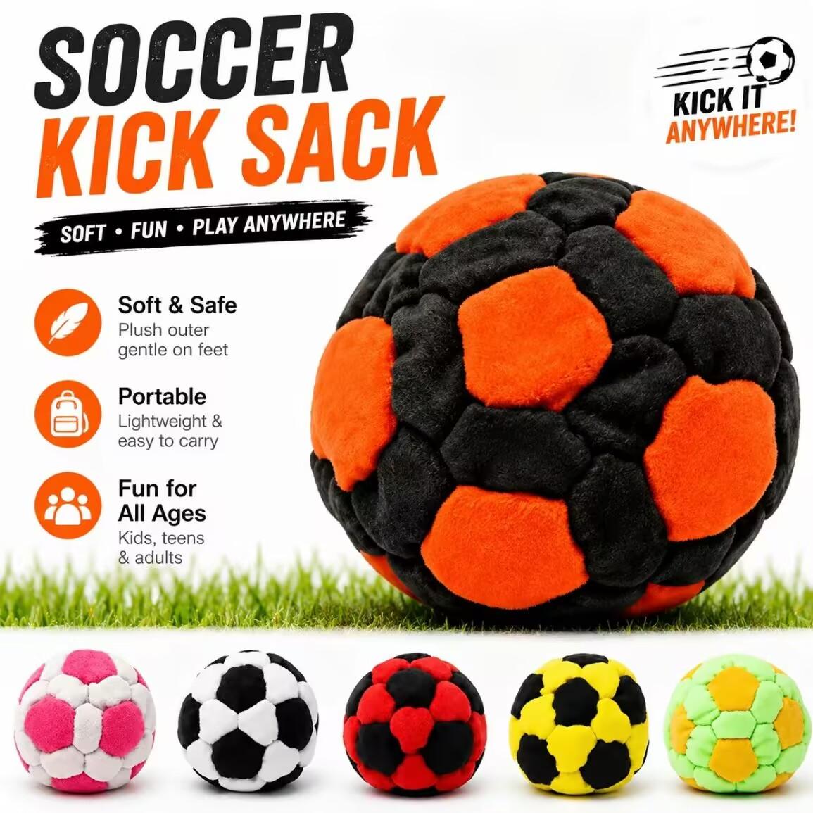 6 Pack 2.75 Inch Plush Footbags Soft Fleece Hacky Sack Balls for Kids & Adults Y2K Nostalgia Juggling Toy Outdoor Summer Camp Game Coordination Training Party Favors Colorful Skill Play Set