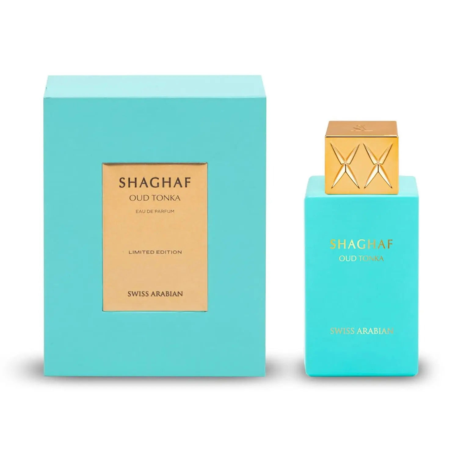 Swiss Arabian Shaghaf Oud Tonka – 2.5 oz EDP Spray – Warm Vanilla and Amber Perfume for Men and Women – Earthy, Woody, and Sweet Arabic Fragrance – Long-Lasting, Luxurious Scent