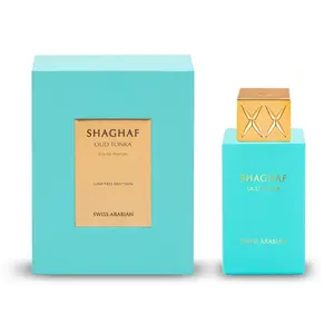 Swiss Arabian Shaghaf Oud Tonka – 2.5 oz EDP Spray – Warm Vanilla and Amber Perfume for Men and Women – Earthy, Woody, and Sweet Arabic Fragrance – Long-Lasting, Luxurious Scent