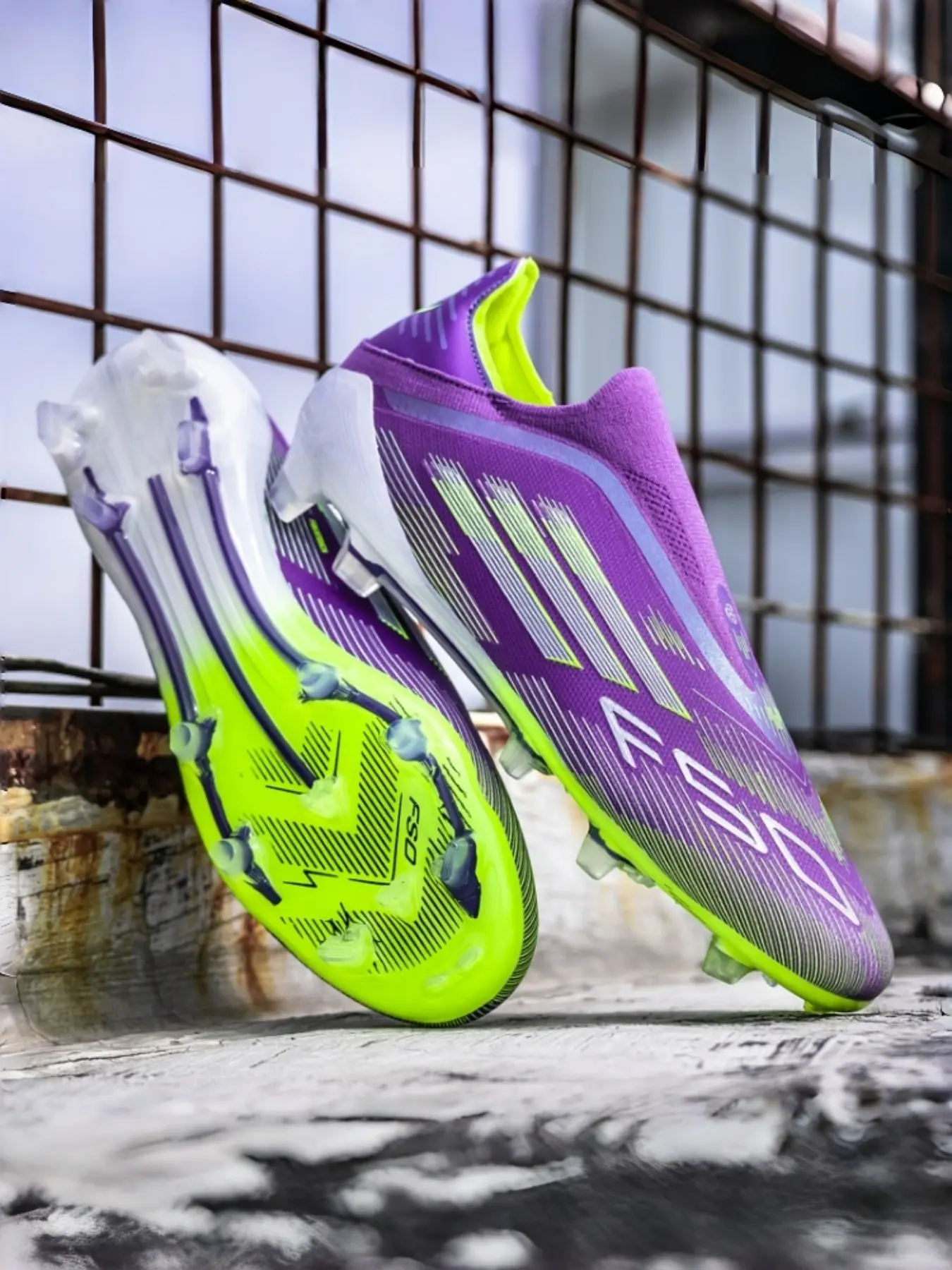 European Cup F50 Men's High-Quality Football Shoes, Football Boots, Original TF Fg Lawn Training Shoes, Comfortable Durable Design, Suitable for Training and Matches
