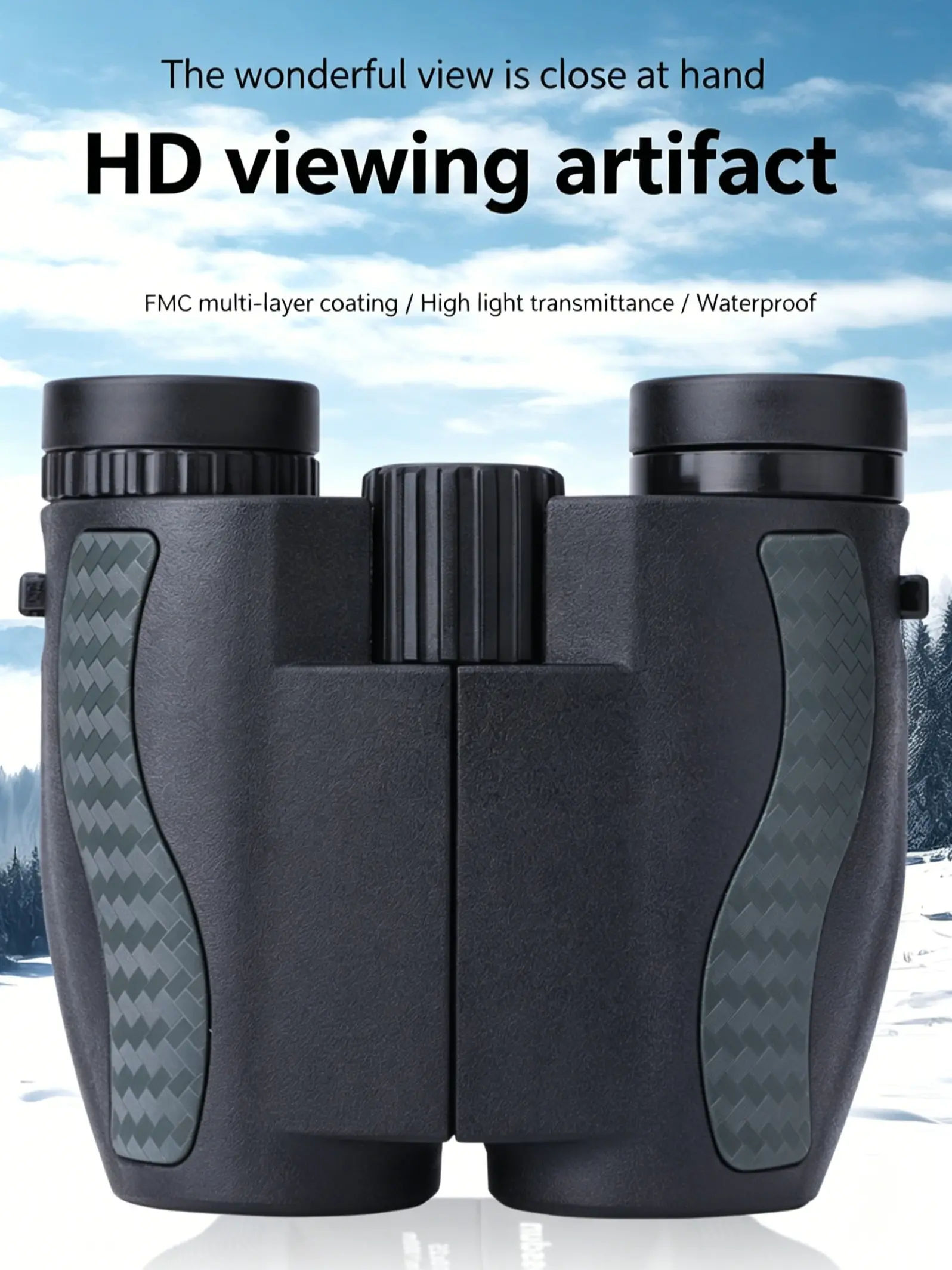 10X25 Paul type dual tube high-definition telescope, portable and suitable for both adults and children, waterproof and moisture-proof, suitable for outdoor use (limited time discount)