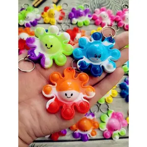 Octopus fidget keychains
