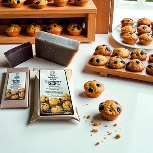 Blueberry Muffin Soap Bar