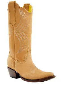 Planet Cowboy Women's Women'S Classic Sandy Western Boot Snip Toe - Cw102a-Tan