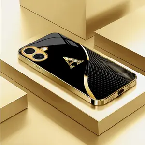 Suitable for [iPhone 17] high-end  phone case，featuring a premium, minimalist design—with all 26 letters available for you to choose from.YM99