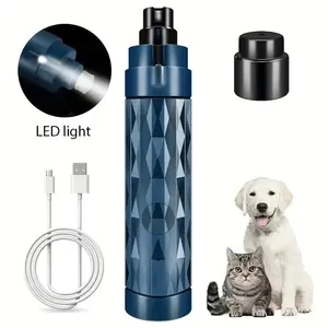Dog Nail Grinder – Quiet & Painless Pet Nail Trimmer with LED Light