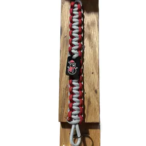 Holiday Themed Para Cord Keychains with Festive Charms Get Them While Supplies Last Perfect for Gifts