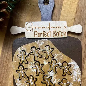 Gingerbread ornament Grandma’s Perfect Batch Christmas Ornament