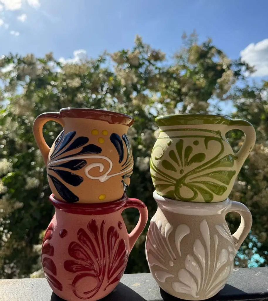 Y Si Sí? Collection | Handmade Mexican Clay Mug Set – Mexico-Inspired Colors
