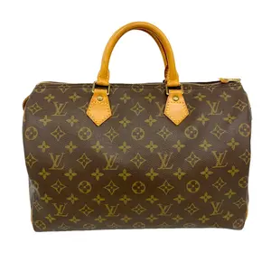 Pre-owned Louis Vuitton canvas Tote Bags Monogram Speedy 35 Boston Bag SP0975 (FJ42178)