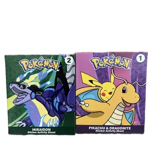 Pokemon - 2 McDonald’s Booster Packs - Includes Miraidon & Pikachu & Dragonite - Sticker Activity Sheets