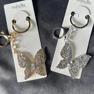 Bling Butterfly Keychains