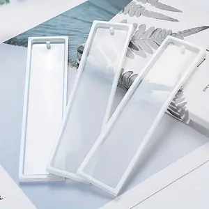 1pc/3pcs DIY Rectangular Crystal Epoxy Resin Bookmark Silicone Mold - Perfect for Thanksgiving Crafts, Kitchen & Dining Decor