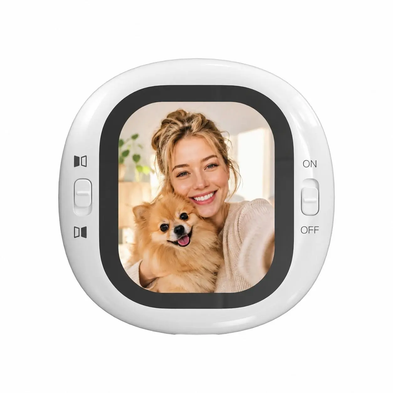 Rociy 2.1" Magnetic Rear Camera Vlog Monitor with Remote – Zero-Latency Type-C Direct Connection, Compatible with iPhone & Android