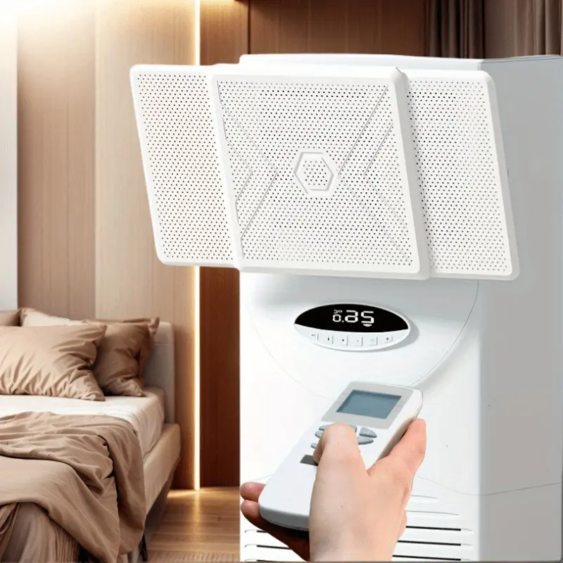 1pc Tower AC Airflow Director / Deflector - Cooling Control Universal Adjustable Wind Guide To Avoid Direct Blast on People, Redirects Wind, Air Circulation, Easy Install for Floor Standing Air Conditioners