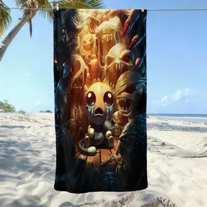 The Binding of Isaac  beach towel, soft texture, beach blanket, is a soft and lightweight sand blanket for travel, swimming pool, surfing, yoga, camping, travel towels, personalized towels. Is Christmas, Holidays, Birthdays, Halloween