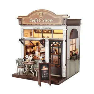 DIY House 3D Bookshelf Decoration Set, Handmade Model Kit, Perfect Gift for Birthdays & Holidays, Ideal for Adults & Teens