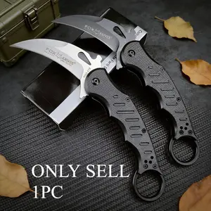 Best Selling 690 Pocket Folding Knife 440C Steel Blade Black G10 Handle Carrying Adventure Cutting EDC Tools Camping Outdoor Knife Outdoor Survival EDC