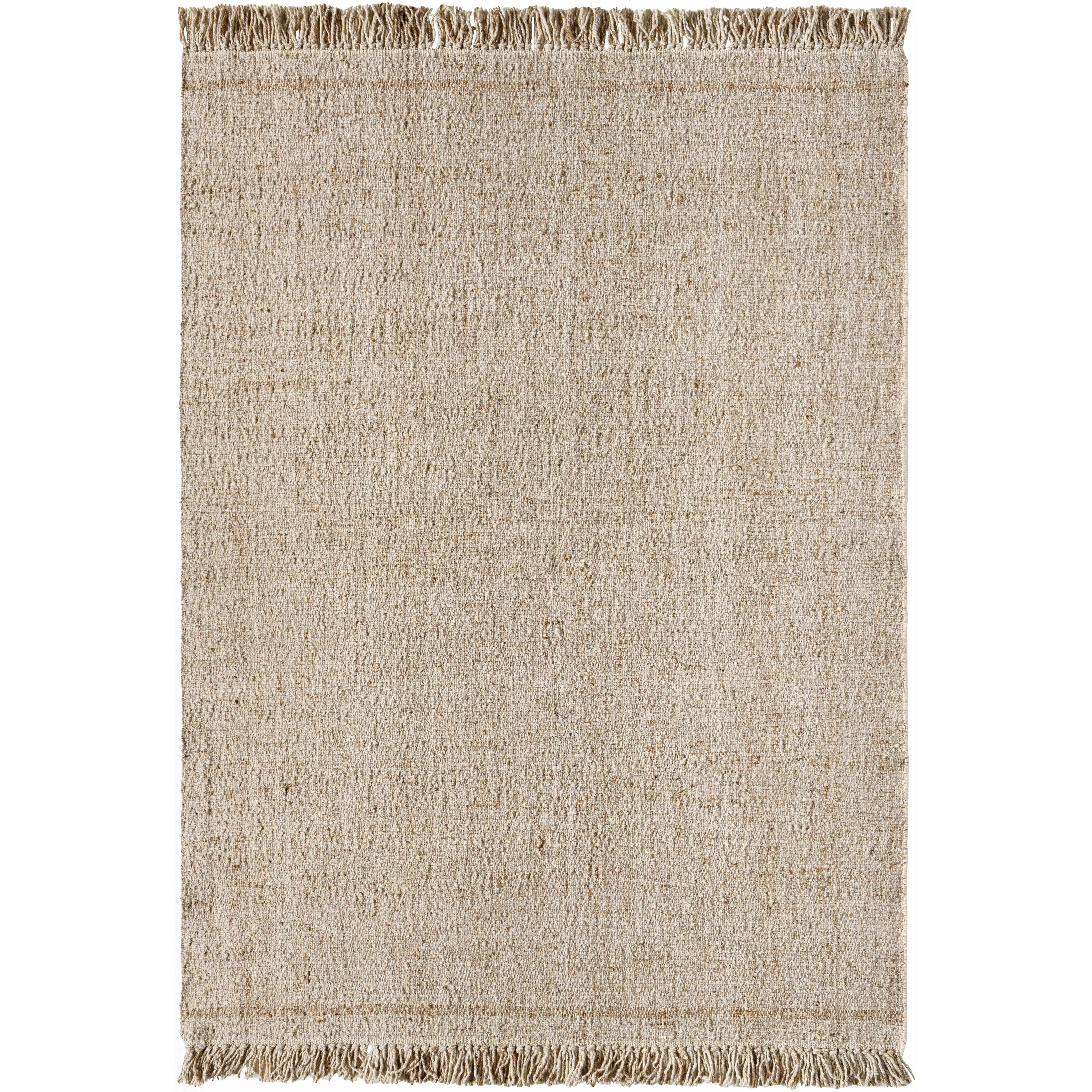 Nsomi Beige Wool Area Rug