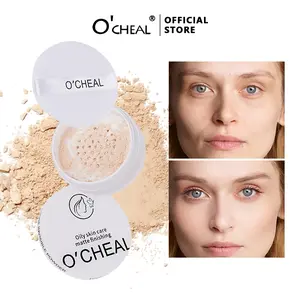 O'cheal Loose Invisible Powder, Long-Lasting Waterproof Oil Control, Matte Finish, 12g, Fda Certified, Suitable for All Skin Types