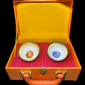 JianZhan--Chinese Dragon and Phoenix bringing prosperity teacup