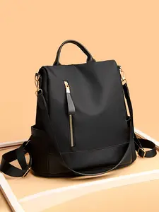 waterproof Oxford cloth backpack chest bag crossbody style, Casual lightweight backpack, leisure large capacity durable anti-theft travel lightweight women's backpack, students office workers daily travel good partner