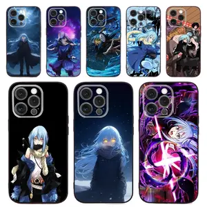 Rimuru Tempest T-Tensei Phone Cases For iPhone 17 16 15 14 13 12 11 Promax Pro Air Plus Soft Silicone Black TPU Shockproof Cover Protection Gifts For Christmas Halloween Birthday