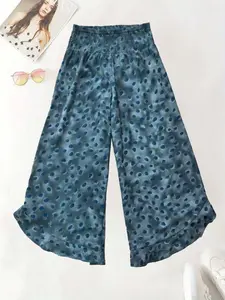 Women's Polka Dot Print Casual Wide Leg Pants, Comfortable and Stylish Bottoms for Daily Wear, Perfect for Leisure and Relaxing, Casual Chic Trousers