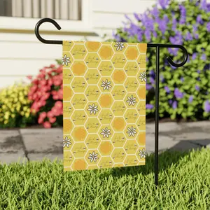 Fck Tr^mp Honey Bee Garden Flag Funny Political Yard Flag Anti Tr^mp Outdoor Decor Liberal Protest Lawn Flag Bee Garden Decor