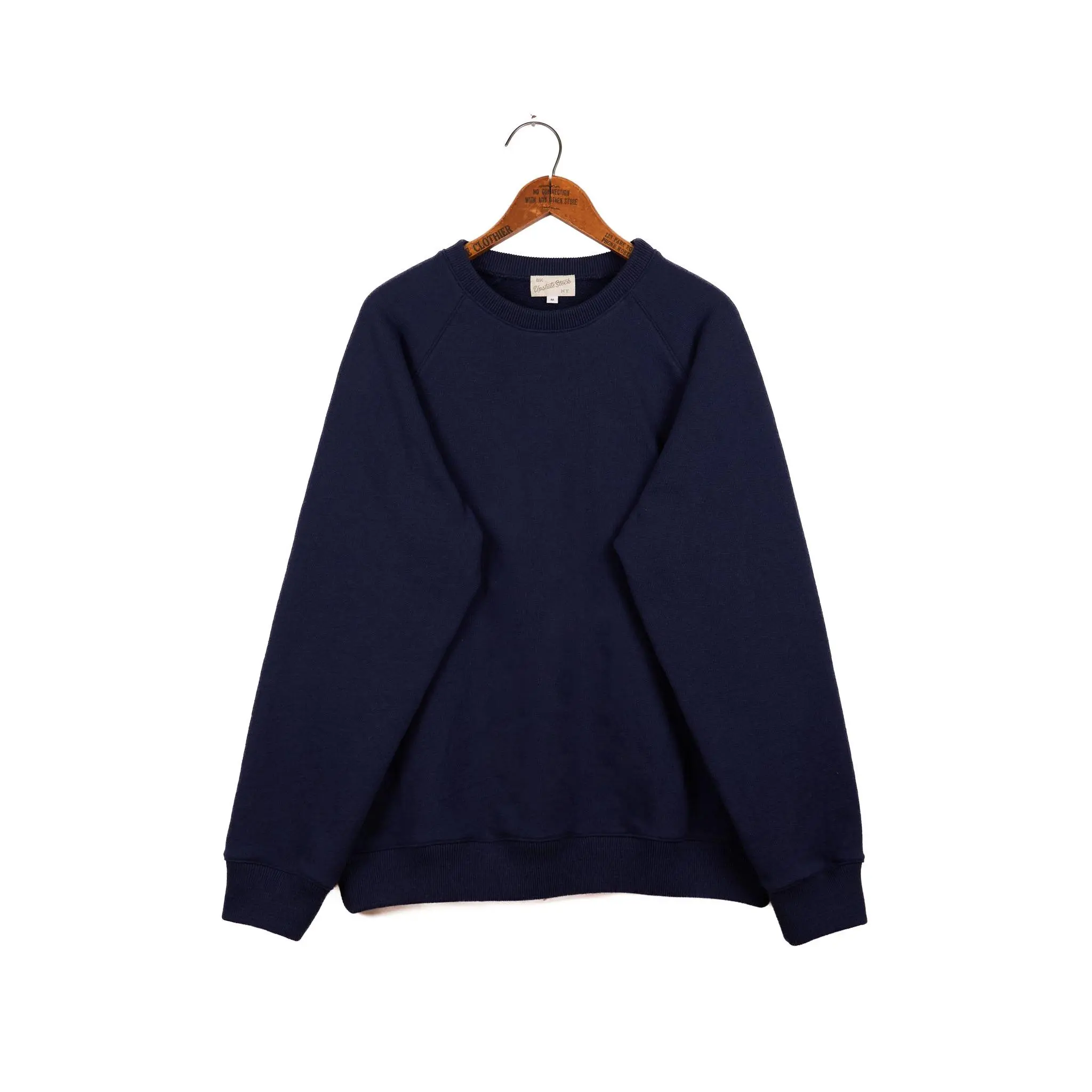 Amagansett Beach Upcycled Terry Cotton Sweater - Navy