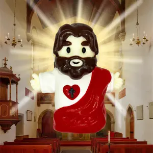 Easter Jesus Squishy Toy Soft Stress Relief Squeeze Toy Comfort Gift for Kids Adults Anxiety Relief