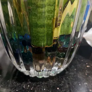 0.97 pounds, Flat Glass Marbles, Blue Mixed Gemstone Vase Fillers Beads Decorative Glass Pebbles Floral Fish Tank Rocks for Vases Table Scatter Aquarium Decor