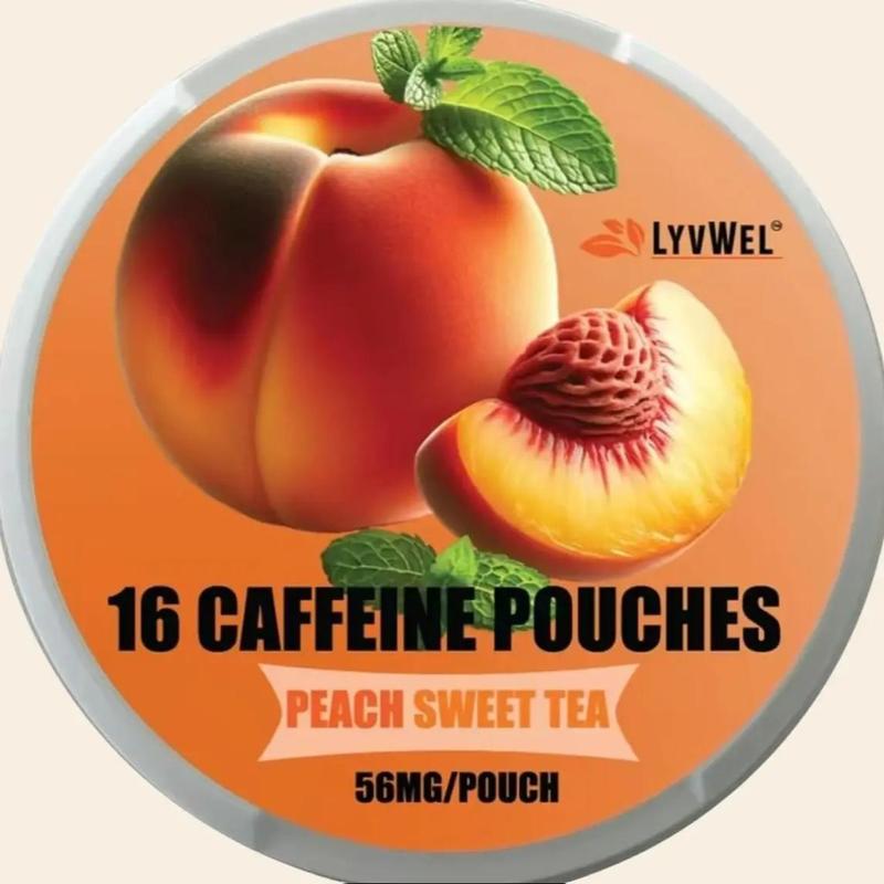 56mg One pack  Pouches - 16 pouches - 56 mg  energy caffeine Beverage