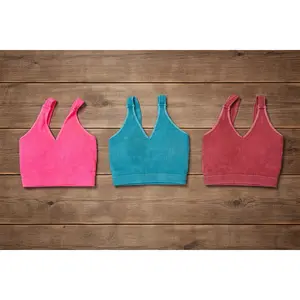 Ribbed Padded Crop Tank