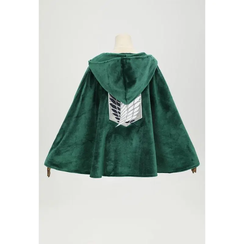 Attack On Titan & Micotaku Survey Corps Plush Cloak with Wings of Freedom Costumes Cosplay