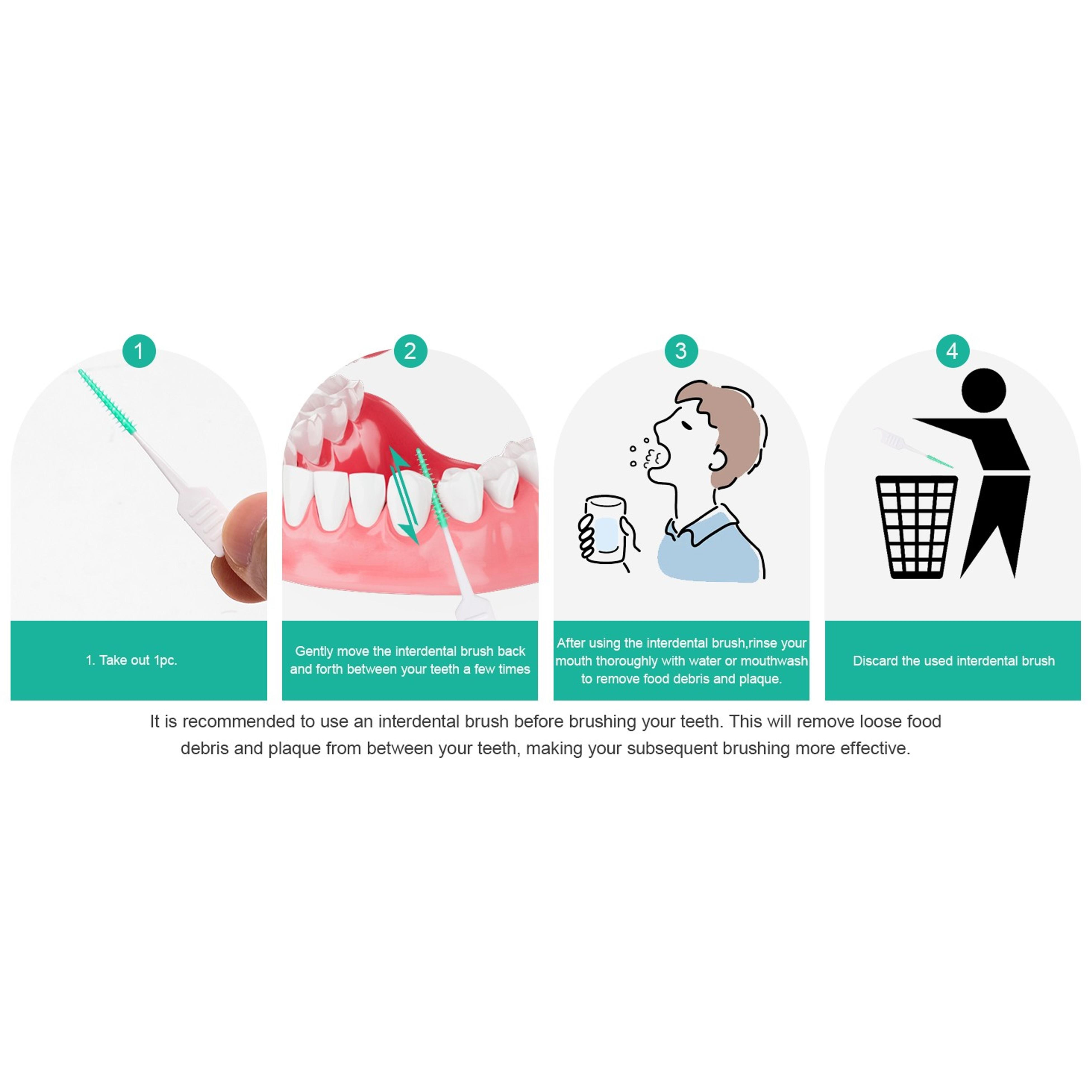 300PCS Dental Floss Picks,Dual-Use Interdental Brushes,Soft Silicone Brush Head Toothpicks, Tooth Picks Flossers for Teeth Braces Cleaning (Blue) 300PCS Dental Floss Picks,Dual-Use Interdental Brushes,Soft Silicone Brush Head Toothpicks, Tooth Picks Flossers for Teeth Braces Cleaning (Blue)