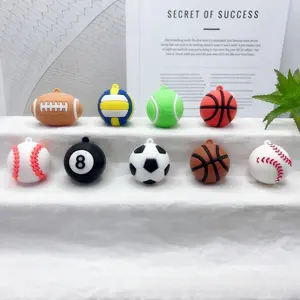 Cute and realistic cartoon-style keychains featuring various balls, suitable for boys' backpacks and school bags. They can be used as accessories or exquisite little gifts for events.