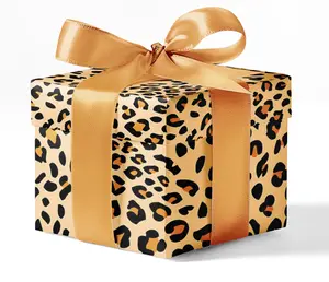 Custom Cheetah Wrapping Paper - High-Quality Fully Customizable Designs for Personal Touches & Branded Packaging - Perfect for Gifts