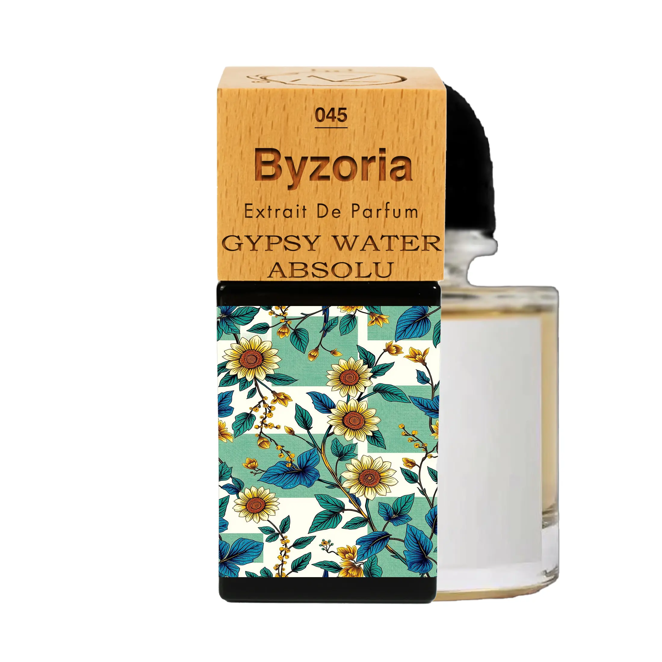 Byzoria N°45 | Pine needles, Black Pepper and Bergamot; Incense, Orris and Carrot Seeds; Vanilla Absolute, White Suede and Ambroxan. Home fragrance