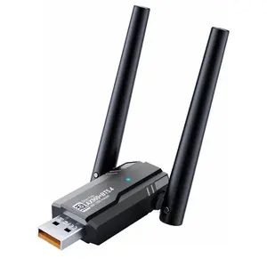 USB WiFi 6 Adapter & Bluetooth 5.4 900Mbps Dual Band 5G/2.4G, 5dBi Antenna fo...