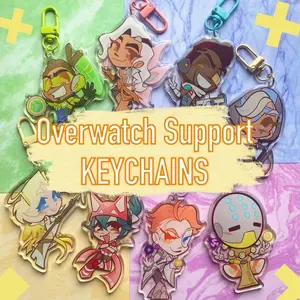 11 ops Overwatch Support Acrylic Keychains (NOT COMBO 11)
