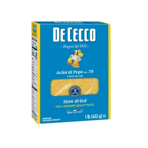 Cecco Acini Di Pepe No. 78 Pasta, 16 Oz, Authentic, Slow Dried, Made with Semolina and Durum Wheat, Pasta for Sauces Recipes, Made in Italy