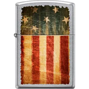 212 MAIN Zippo Manufacturing 2019 Abstract America Patriotic Windproof Pocket Lighter - Street Chrome Lighter Accessories
