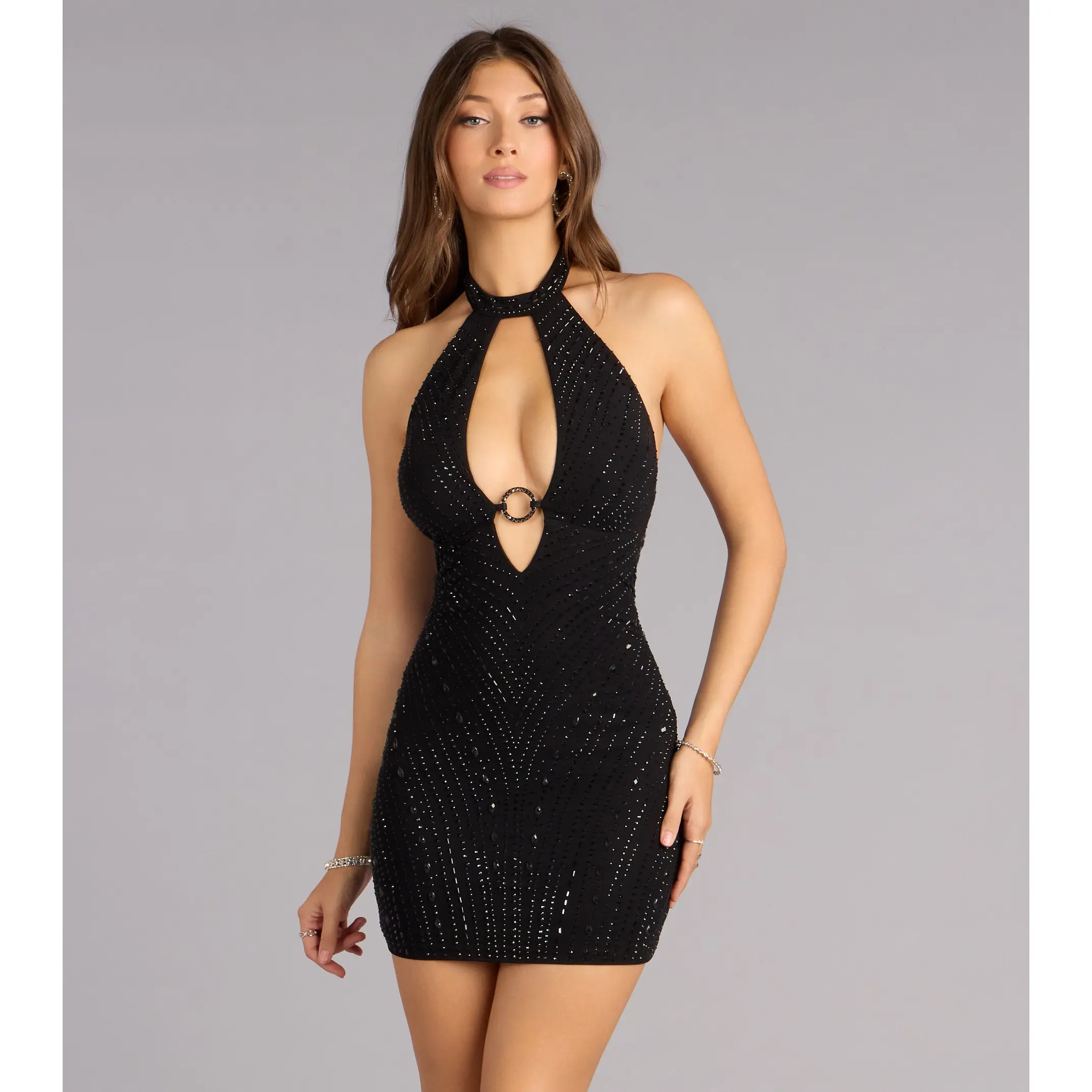 leopard print bodycon maxi dress Leopard Print Maxi Dress main image 0