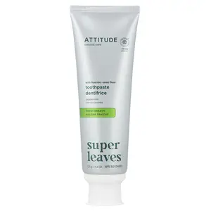 ATTITUDE Super Leaves™, Fresh Breath Toothpaste, Peppermint, 4.2 oz (120 g)